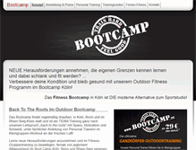 Tablet Screenshot of bootcamp.de